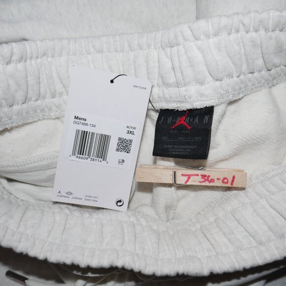 Air Jordan Men's Statement Fleece Sweatpants Hemp/Heather/Sail Size 3XL Joggers - Picture 6 of 9